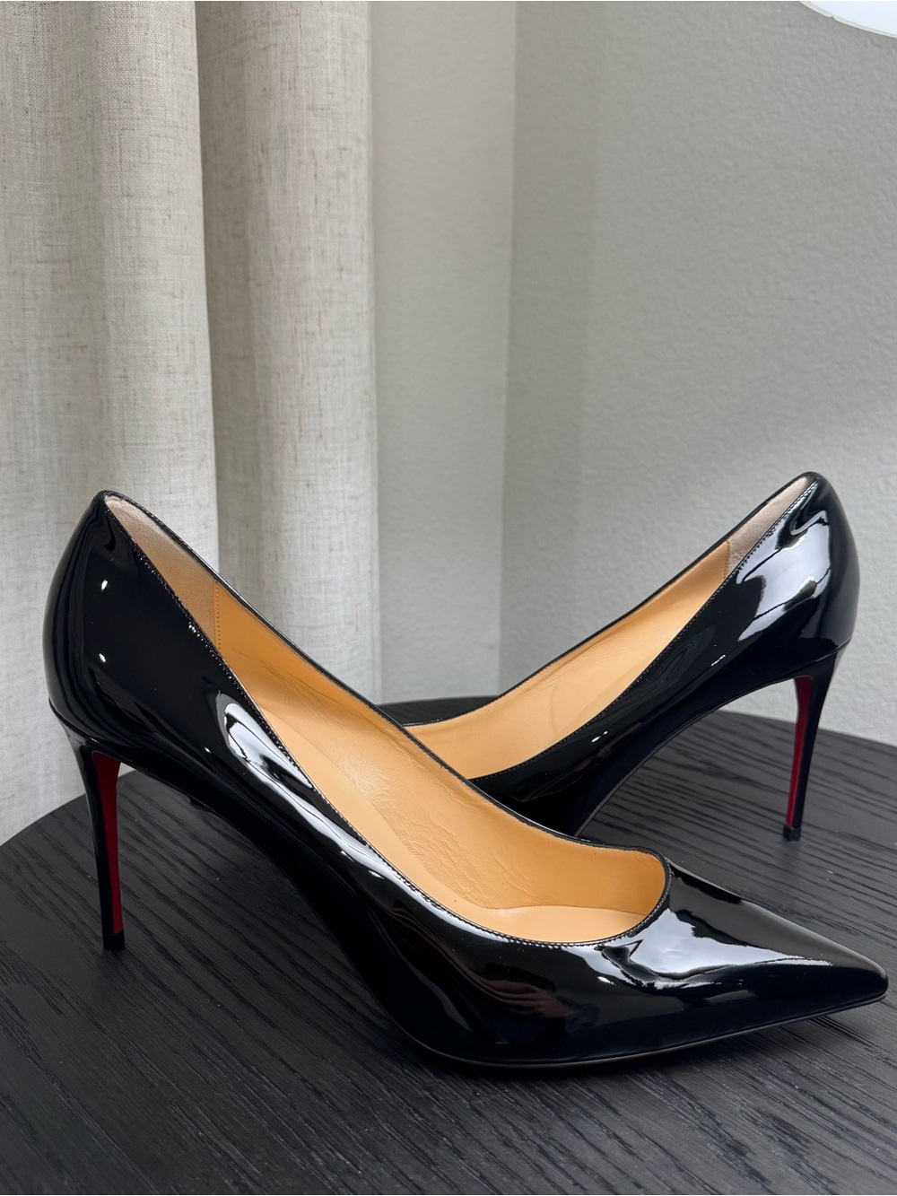 Christian Louboutin Kate 85 Pumps Patent Black 42.5